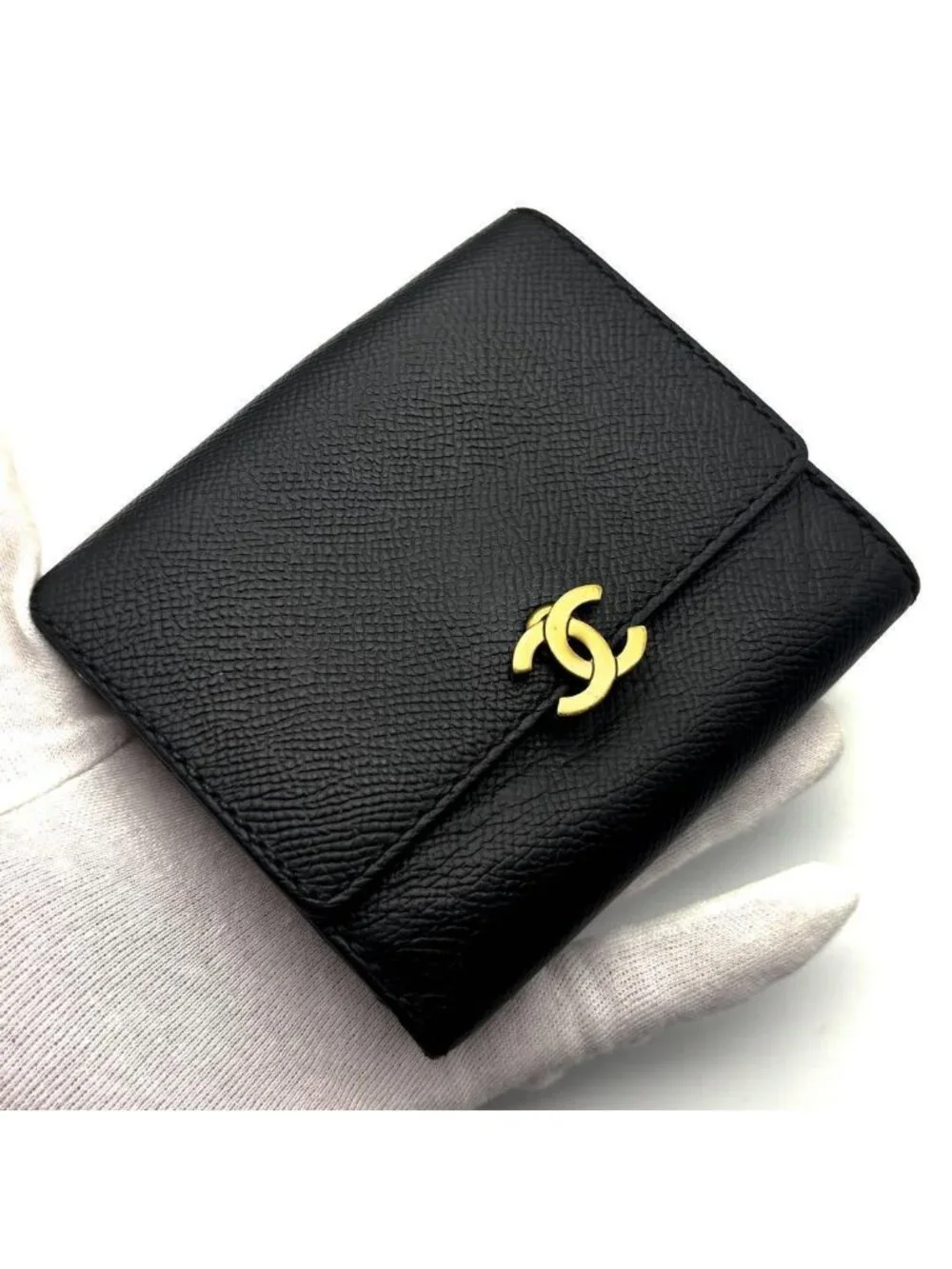 Chanel Wallet Coco Lock Snap Bifold